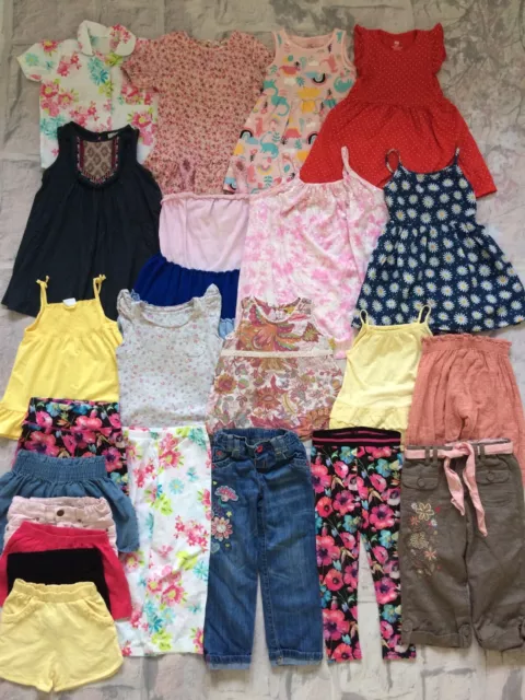 Pacchetto vestiti per bambina 3-4 anni Next Minoti M&S ecc pantaloncini jeans abito ecc.
