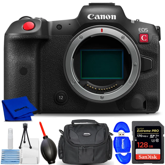 CANON EOS R5 C Mirrorless Cinema Camera 5077C002 7PC Accessory Bundle
