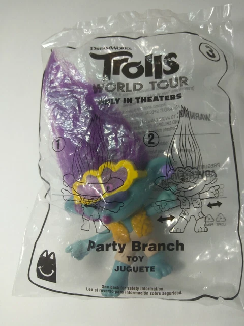 MCDONALDS HAPPY MEAL Toy Party Branch Toy Juguete #3 Trolls World