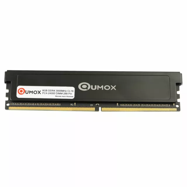 Qumox 32GB(4x 8GB) DDR4 3000 3000MHz PC4-30000 PC-30000 DIMM Desktop-Speicher 3
