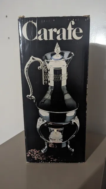 Vintage - NIB - 1984 Leonard Silver Plated Carafe - Coffee / Tea Pot -
