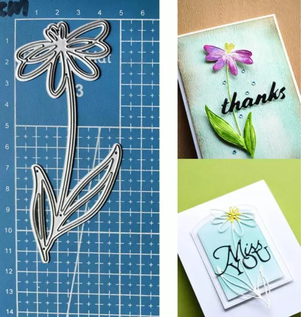 Flowers Metal Cutting Dies Scrapbooking DIY Embossing Paper Card Stencils Crafts