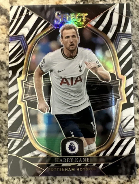 2022-23 Panini Select EPL Harry Kane Zebra Prizm /25 SSP Tottenham Hotspur