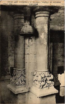 CPA ak moutier-interior of church columns and capitals (xii s. (439118)