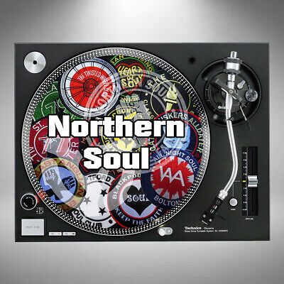 Northern Soul 12" DJ Giradischi SLIPMAT Northern Soul Blues Nightclub SCALDINO