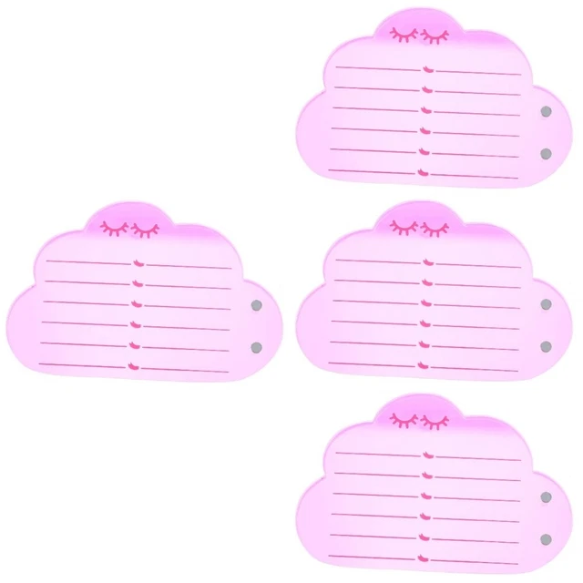 4x Riutilizzabile Acrilico Portatile Delicato Lash Vassoio Per Casa Bellezza