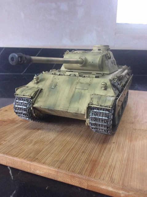 1/35 GERMAN PANTHER Ausf D Kursk 1943 Model Tank Kit Built And Painted ...