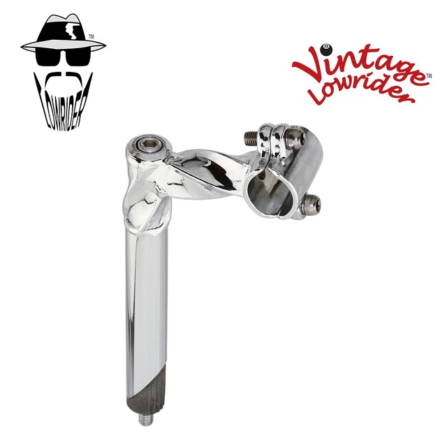 Beach Cruiser Twisted Moon Handlebar - 25.4mm Clamp For Custom Bike Builds In Gold Or Chrome