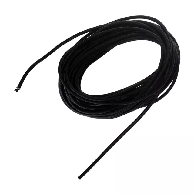 Paracord Planet 1/8" x 25 US Made Shock Cord - Black Elastic Bungee Cable