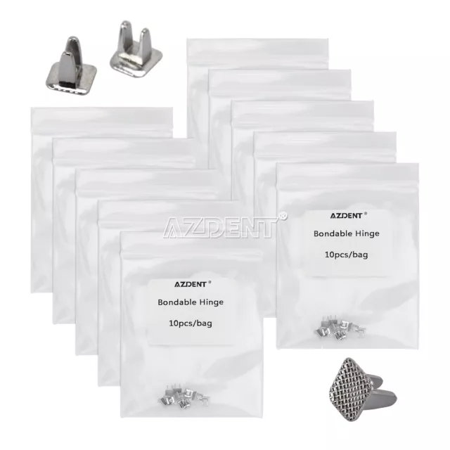 10X/100Pcs AZDENT Dental Orthodontic Bite Wings Opener Tongue Tamers