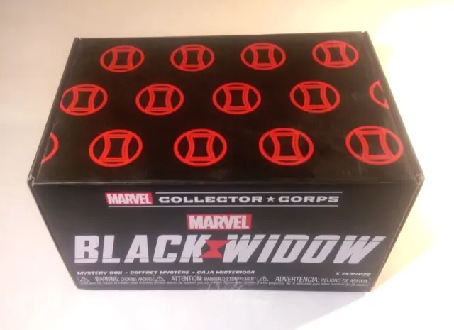 2020 Funko Marvel Collector Corps Black Widow Empty Box