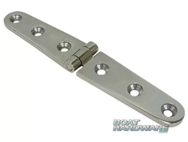 Strap Door Hinge Marine 316 Stainless Steel 160x30mm Boat Deck Hardware DIY