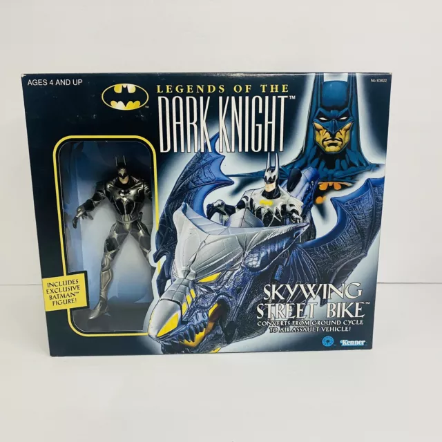 Batman Legends of the Dark Knight Skywing Street Bike & Figure Kenner 1996 B1