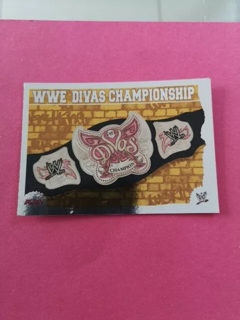 Wwe Divas Championship Title Card Foil Cartes Catch Slam Attax Mayhem 2010 Topps