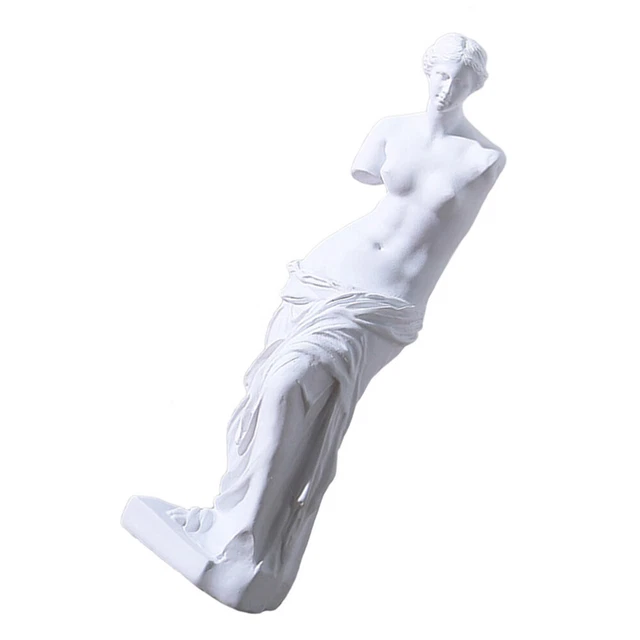 White Synthetic Resin Home Decor Statues Plaster Bust Sculpture Nordic Figurine
