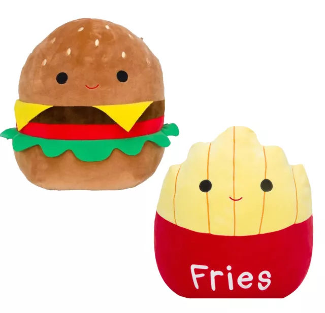 8" Squishy Soft mallows Carl The Cheeseburger Fries  Plushie Toy Girls Boys