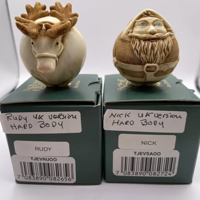 Harmony Kingdom Roly Poly NICK & RUDY UK Version Hard Body Signed