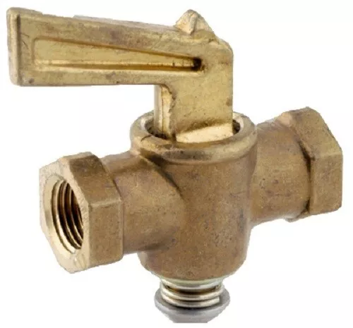 Anderson Metals Pipe Fitting, PT Valve, 1/4-In. FPT, 59234-04