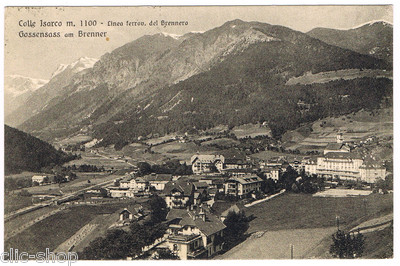 1 CARTOLINA COLLE ISARCO GOSSENSASS BRENNER ALTO ADIGE SÜDTIROL VIAGGIATA 1956 