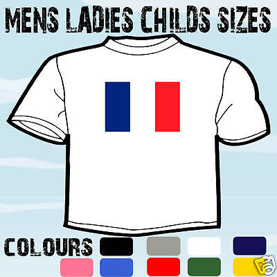 France French Flag Emblem T-Shirt All Sizes & Colours