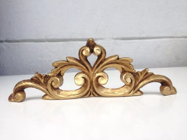 Wanddeko Barock Wandbehang Gold Deko 19x6,5 Wandrelief Deko Antik C1538