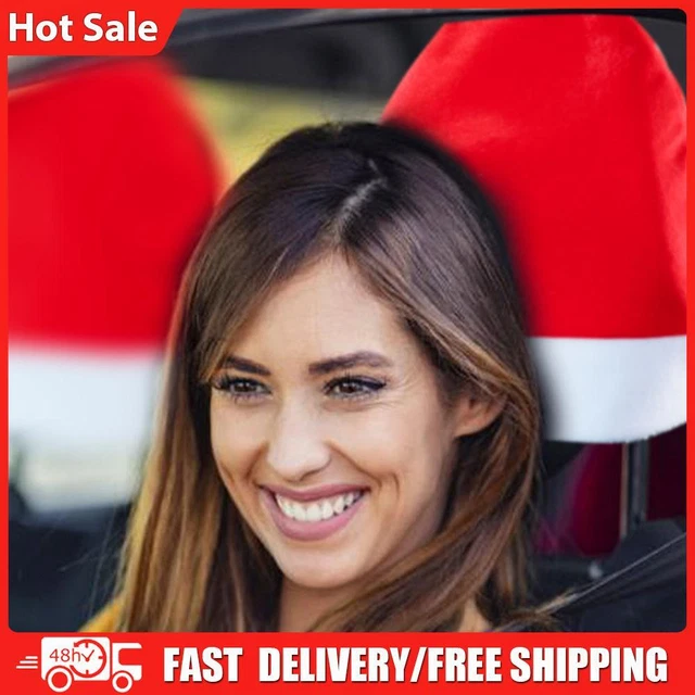 Cappello Babbo Natale copripoggiatesta arredamento chic creativo per amici di famiglia colleghi regali