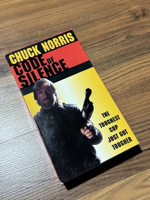 CODE OF SILENCE VHS 1985 Action Movie Chuck Norris Henry Silva Dennis ...