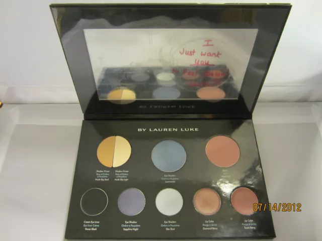 New Lauren Luke MY SULTRY BLUES Complete Makeup Kit Set - New