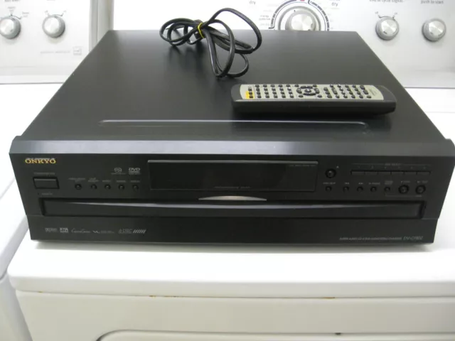 Onkyo 6 Disc Changer CD/DVD Player DV-CP802 With Remote