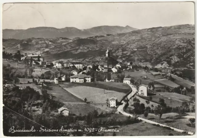 Boccassuolo - Palagano - Modena - Panorama - Viagg. 1955 -80224-