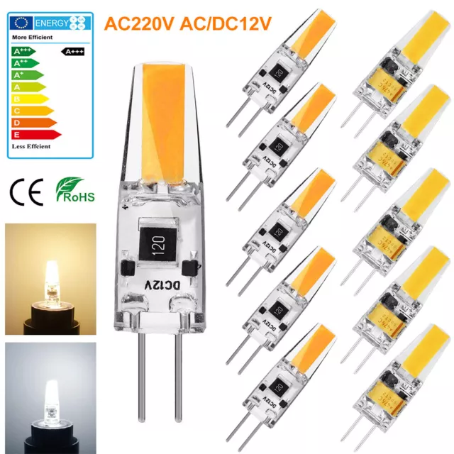 G4 LED Glühbirne 3W COB Birne Lampe Warmweiß Kaltweiß Leuchtmittel AC/DC12V 220V