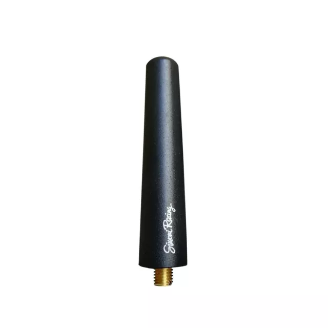 Stelo Antenna Auto Radio Universale Evo Gum Nera 6cm Simoni Racing