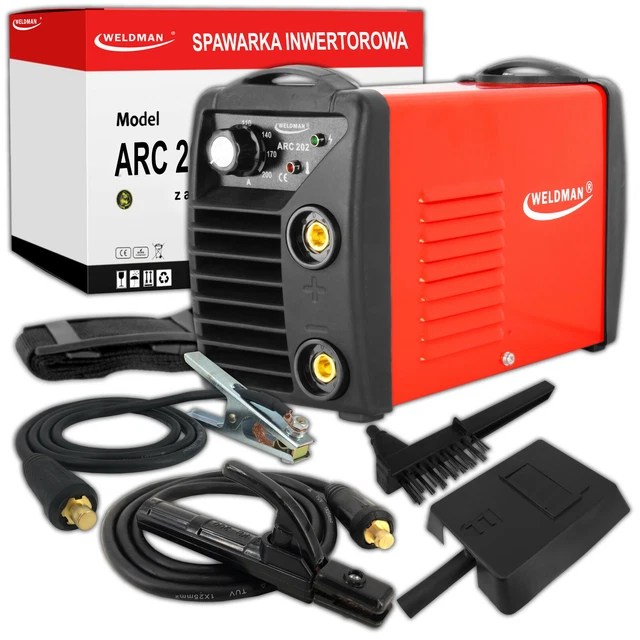 Weldman® ARC 202 Poste à souder Inverter soudage 60% MMA 200A ARC 230V