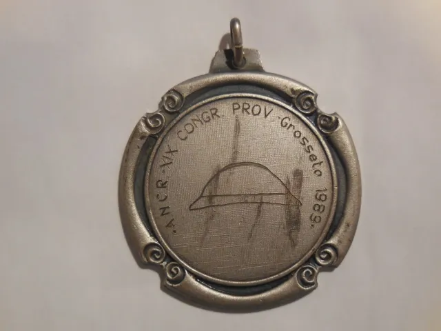 médaille de l'association nationale des combattants et vétérans Grosseto 1989