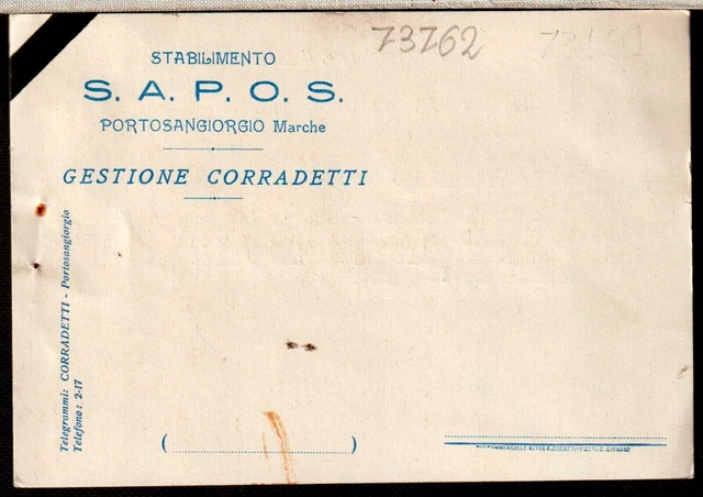 73762 - Portosangiorgio (Ascoli Piceno)  - Sapos  (Gestione Corradetti)