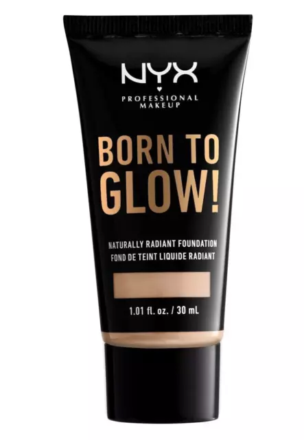 NYX Professional Makeup Born to Glow Radiant Foundation Vegan Alabaster