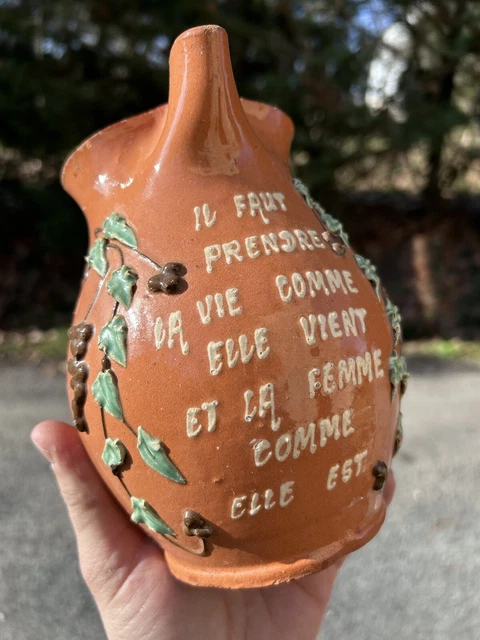 PICHET POT à eau grès Savoie Olympique Albertville 1992