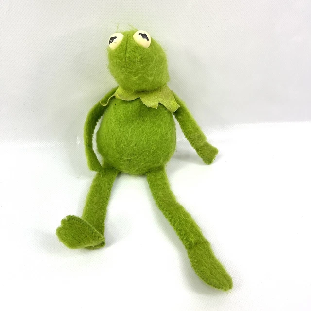 The Muppets Fisher Price Toys Kermit The Frog 9" Muppet Plush Doll 1979