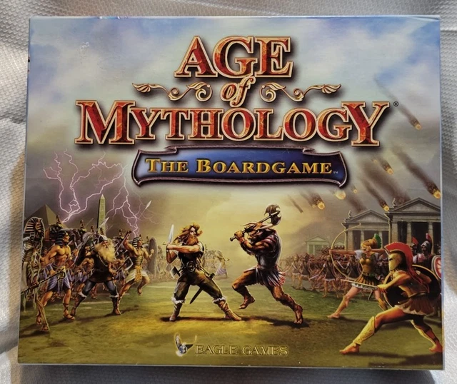AGE Of MYTHOLOGY Board Game Fantasy War Eagle Games 2003 - COMPLETE - EXCELLENT
