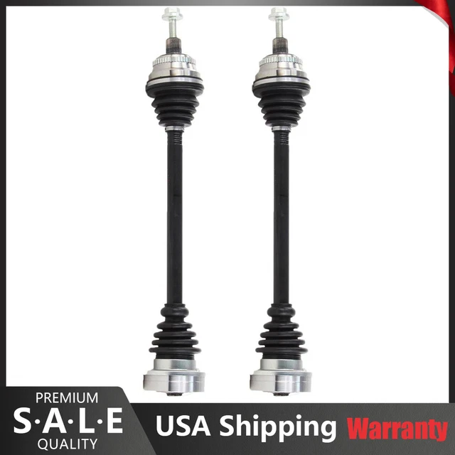 Rear L & R Pair CV Axle Shaft Assembly For 1996-2001 Audi A4 Quattro 1.8L 2.8L