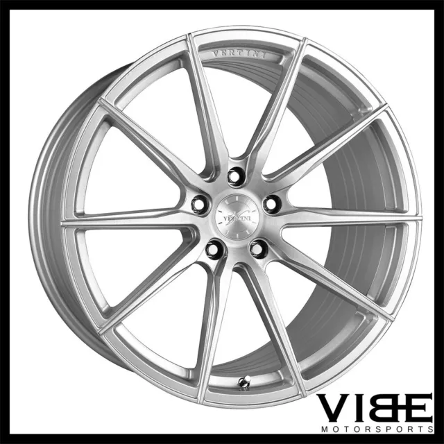 20" Vertini Rf1.1 Silver Forged Concave Wheels Rims Fits Bmw E63 E64 645 650