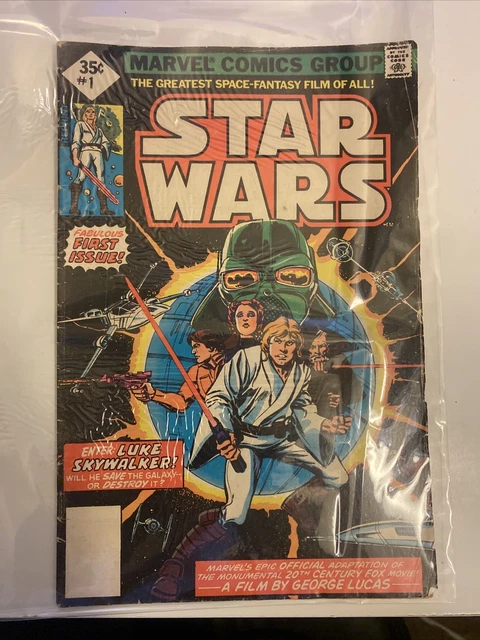 Star Wars #1 Marvel Comics 1977 Newstand Reprint / w/UPC code, squarebox price