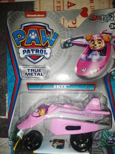 lot de 4 Mini vehicule + Figurine La Pat'Patrouille True Metal Sea Patrol 4