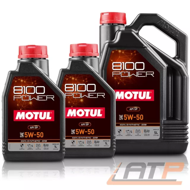 Motul 7 L Liter 8100 Power 5W-50 Motor-Öl Motorenöl Vollsynthetisch