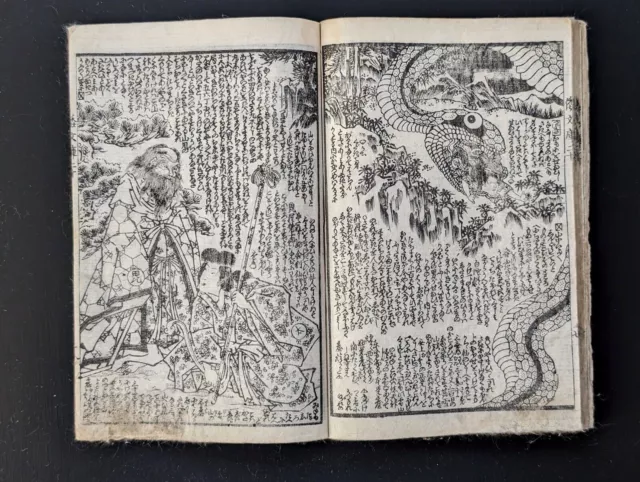 Japanese Ukiyo-e Woodblock Print Book 7-550 2-Volumes(1 book) Utagawa...