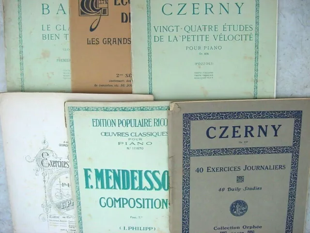 PARTITIONS MUSIQUE ANCIENNES -six-