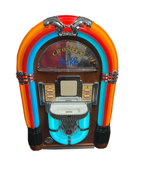 Crosley CR-17 Retro 50’s iJuke Mini Jukebox! Tested Works Great!