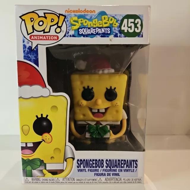 Funko Spongebob Squarepants 453 Christmas Inc Pop Protector - Slight Box Damage