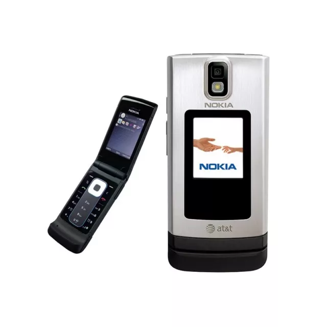 Téléphone Cellulaire Nokia 6650 Pli Noir 3G Appareil Photo Bluetooth Usagé