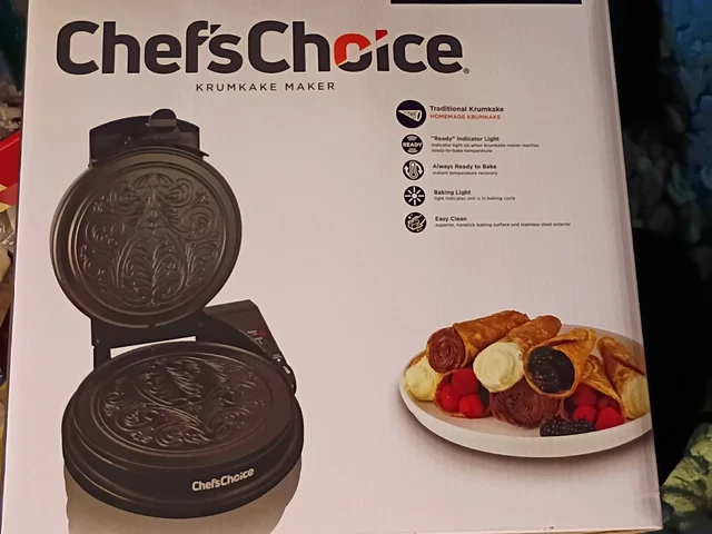 Moule à Krumkake Chef's Choice 839 – Scandinave Pizzelle, Neuf Sans Boîte